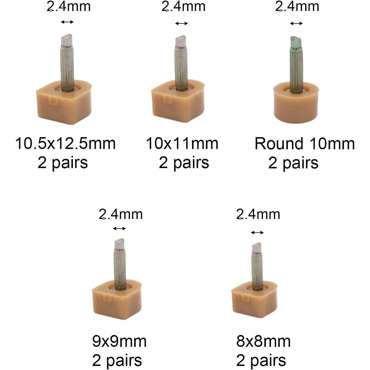 20 Pares de Puntas de Reemplazo Tacón Alto Tutuxio 6"