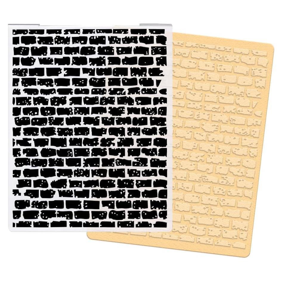 Carpeta de Embossing ALIBBON Pared de Ladrillo 14.48x9.91cm