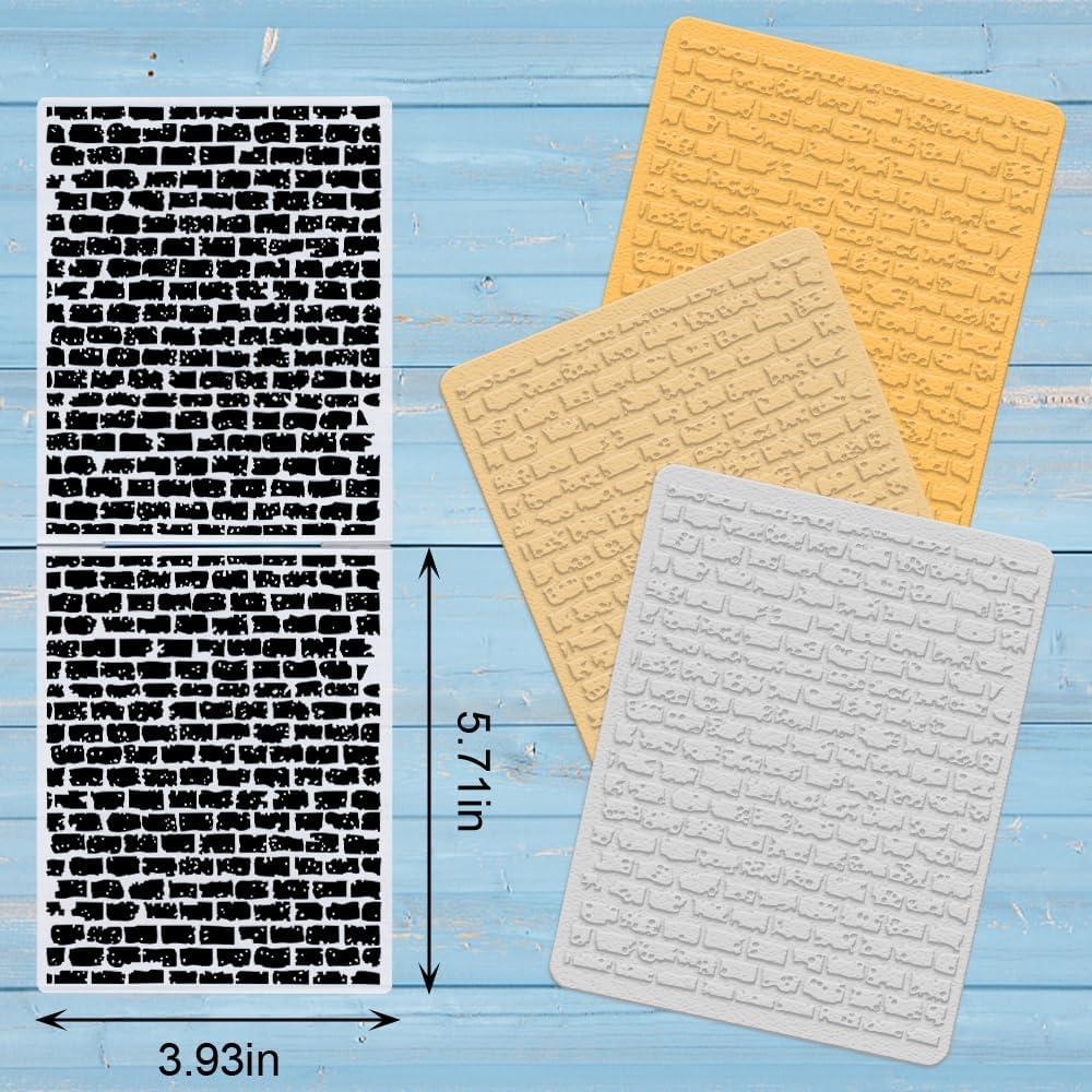 Carpeta de Embossing ALIBBON Pared de Ladrillo 14.48x9.91cm