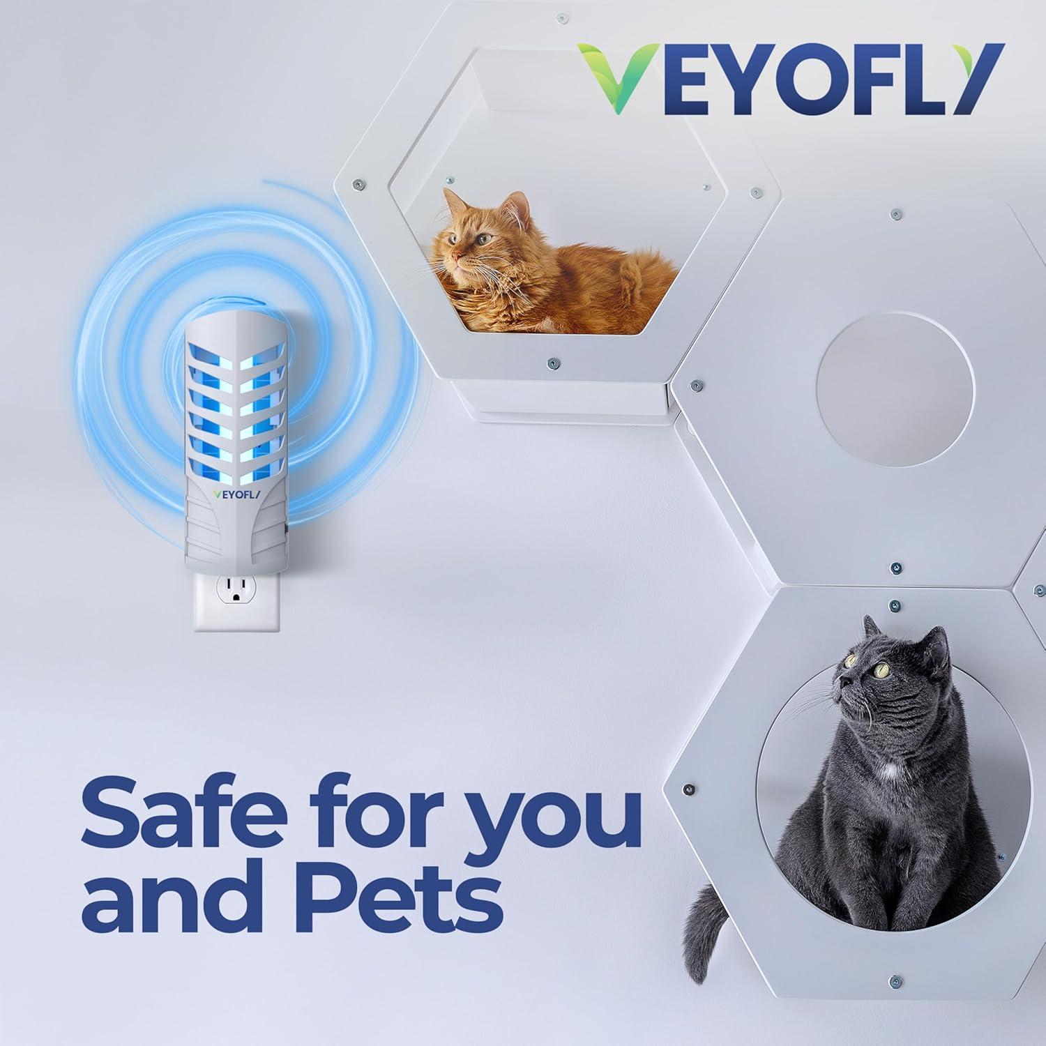 Trampa para Moscas de Fruta VEYOFLY VF02 Interior 1 Dispositivo + 3 Recargas