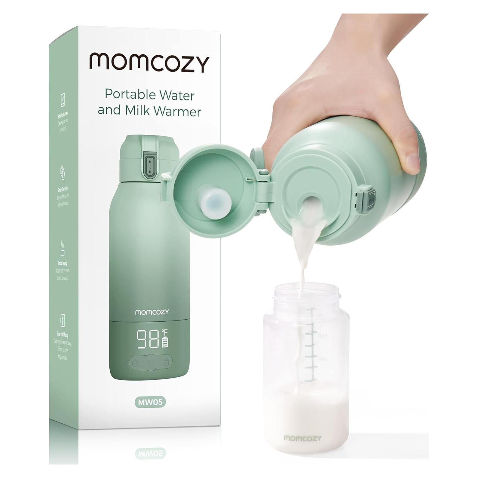 Calentador de Leche Portátil Momcozy 500 ml - Calentamiento Rápido