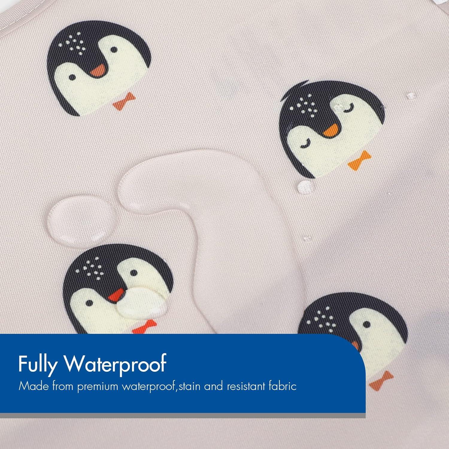 Baberos Impermeables Soarwg Kids - Paquete de 5 para Bebés