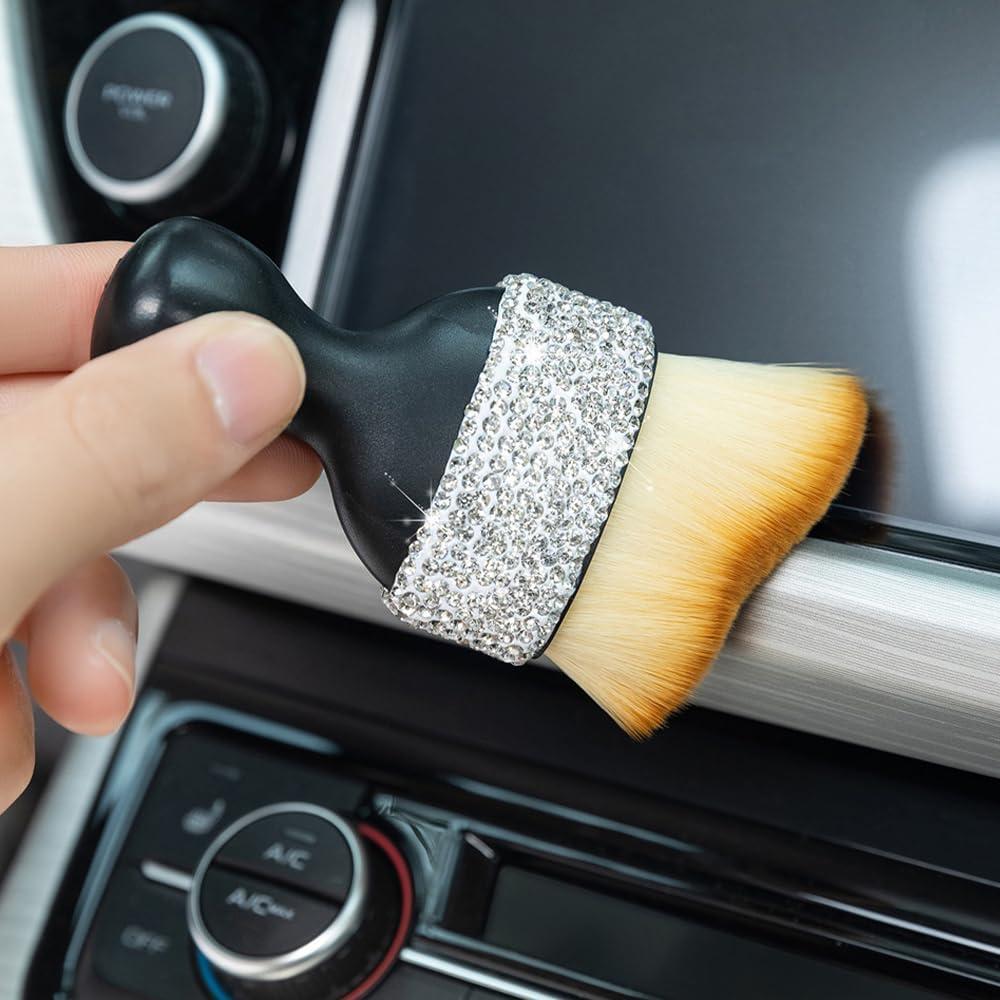 Cepillo de Limpieza para Interior de Coche GSRYPC Oro Rosa