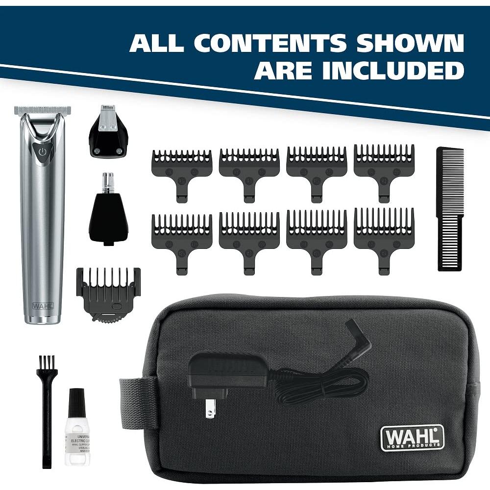 Recortadora de Barba Wahl 9818A Inalámbrica con Accesorios
