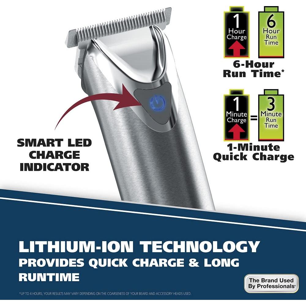 Recortadora de Barba Wahl 9818A Inalámbrica con Accesorios