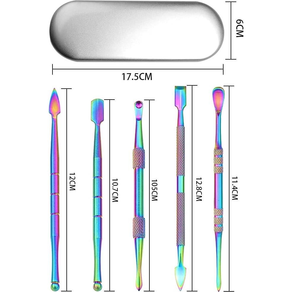 Juego de 6 Herramientas de Tallado en Cera Pimoys - Acero Inoxidable