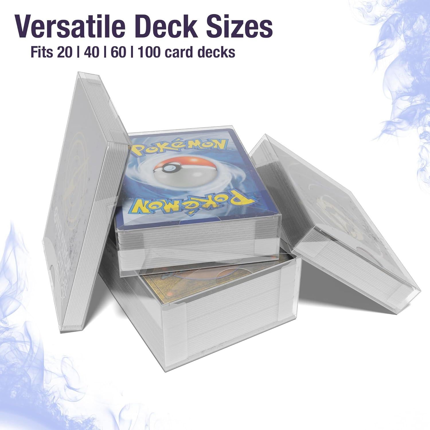 Cajas de Barajas ClearFit Citadel Black - 12 Unidades para Cartas