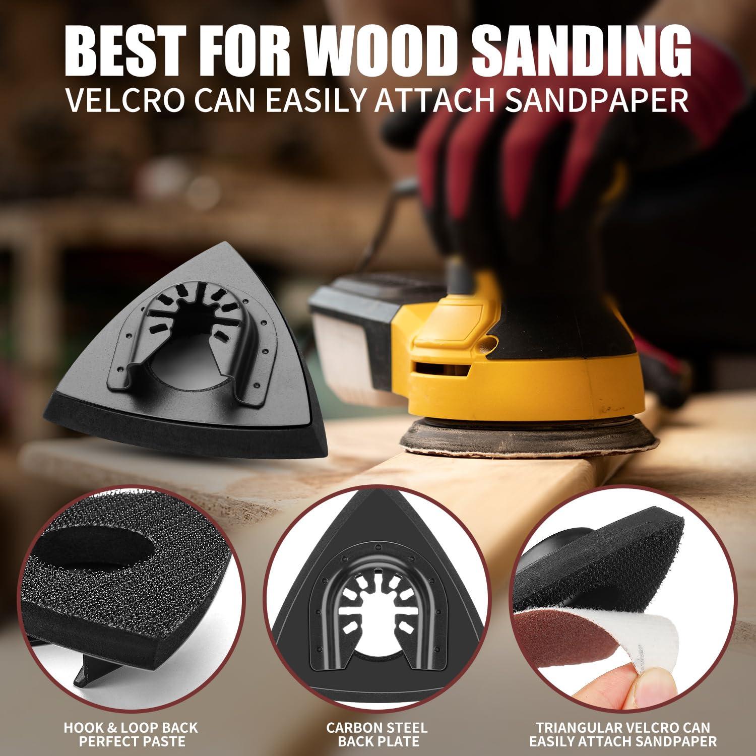 Kit de Lijado 124 PCS XGHSHW - Almohadillas y Hojas para Madera