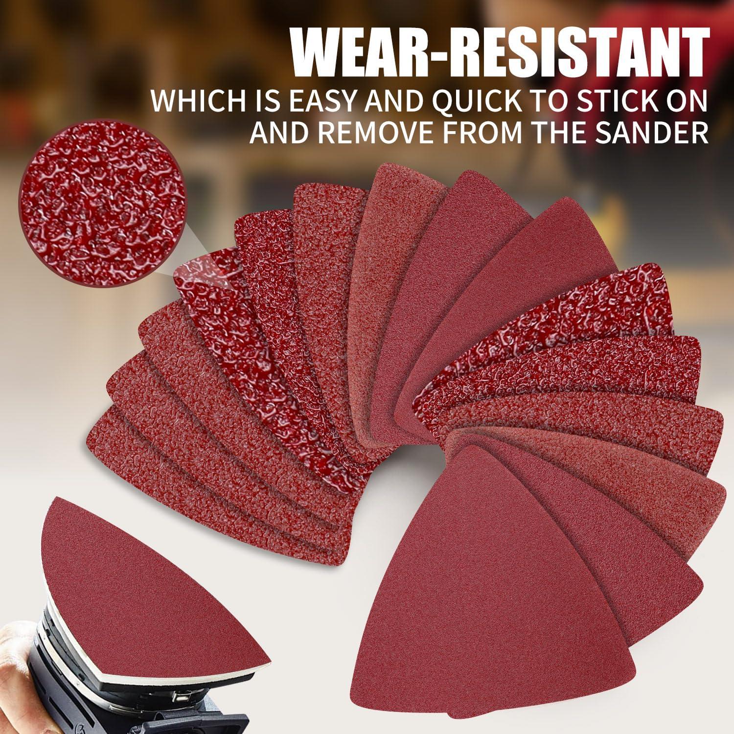 Kit de Lijado 124 PCS XGHSHW - Almohadillas y Hojas para Madera