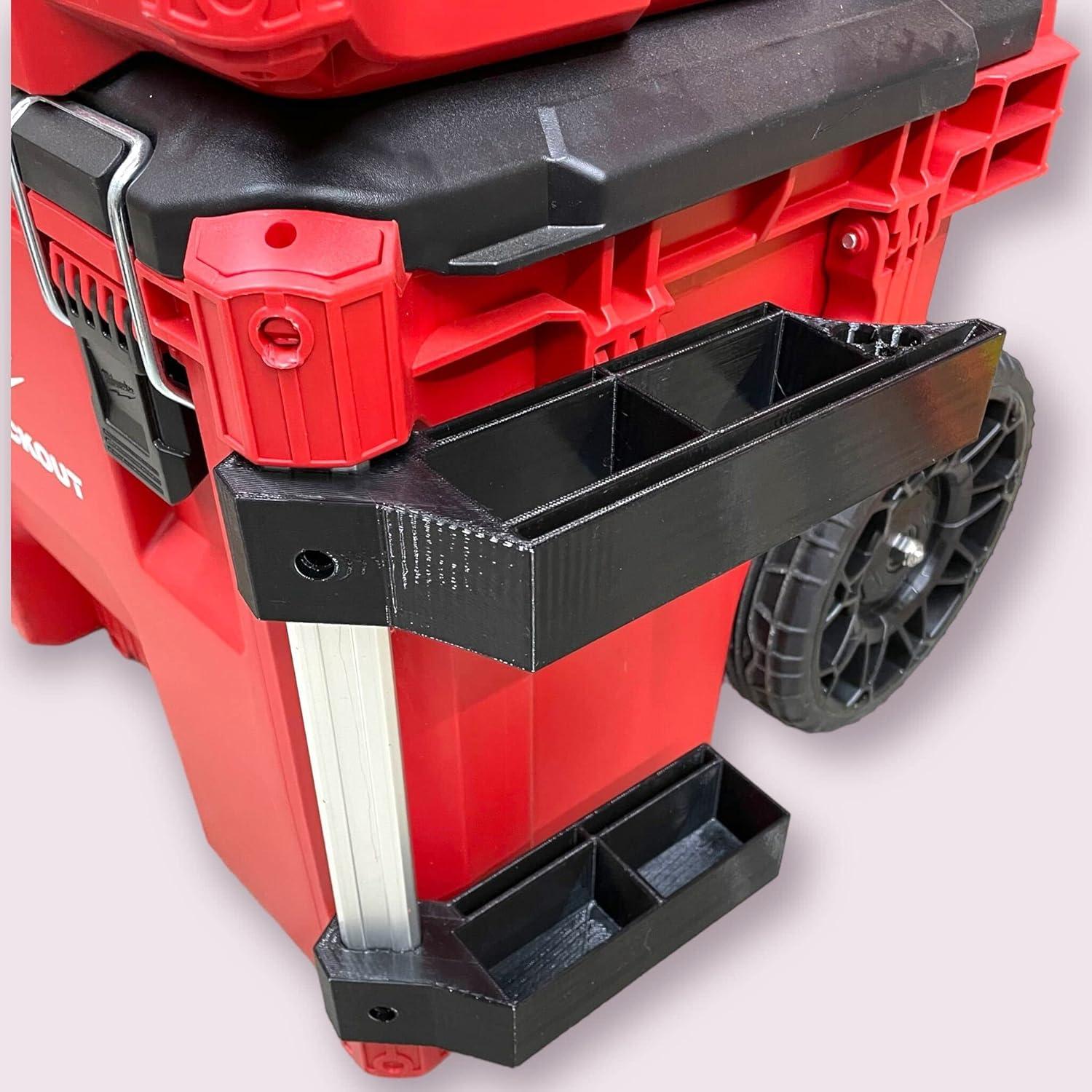 Soporte Milwaukee Packout Doble Nivel + Bisel Cuadrado Izquierdo