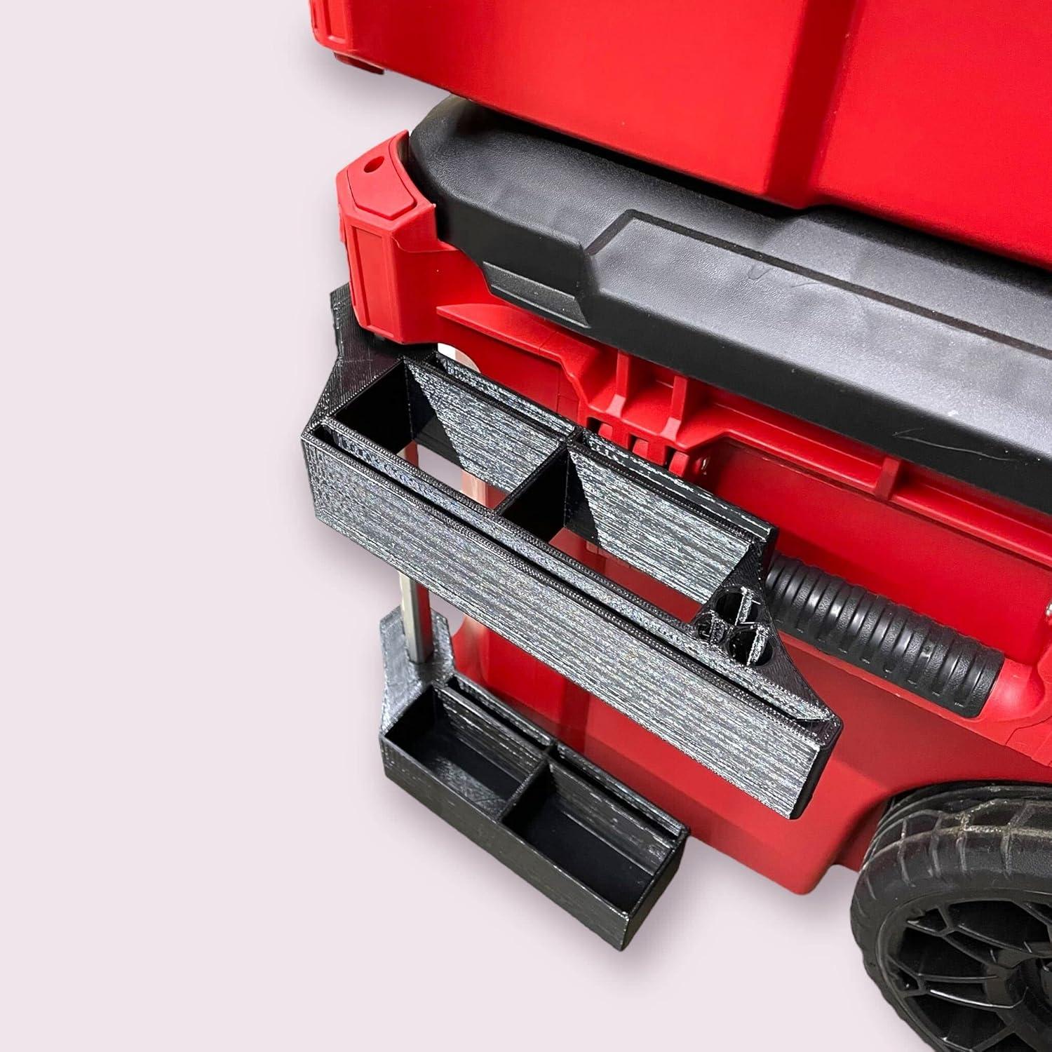 Soporte Milwaukee Packout Doble Nivel + Bisel Cuadrado Izquierdo