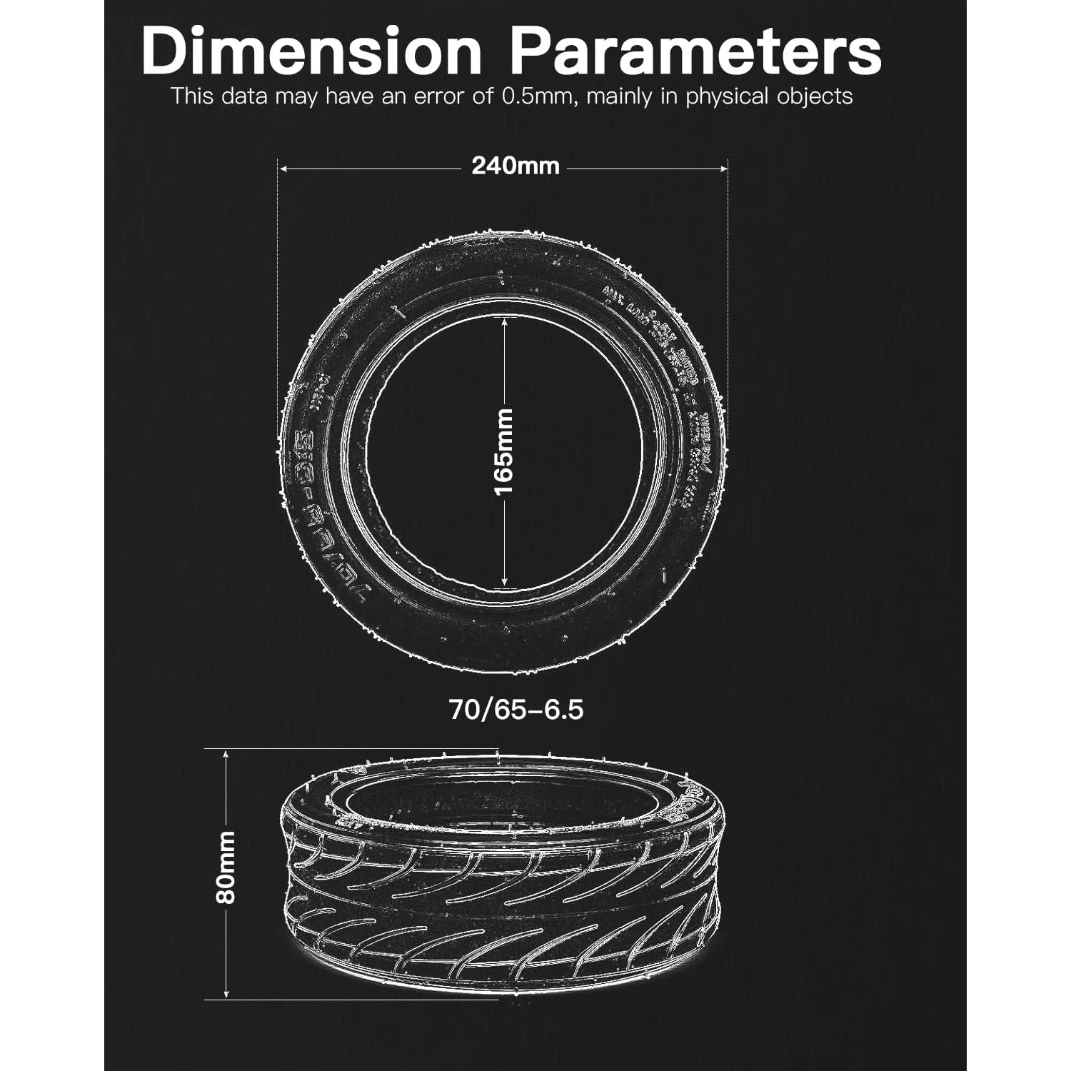 Neumático Stio MiniPRO 70/65-6.5 Antideslizante Scooter