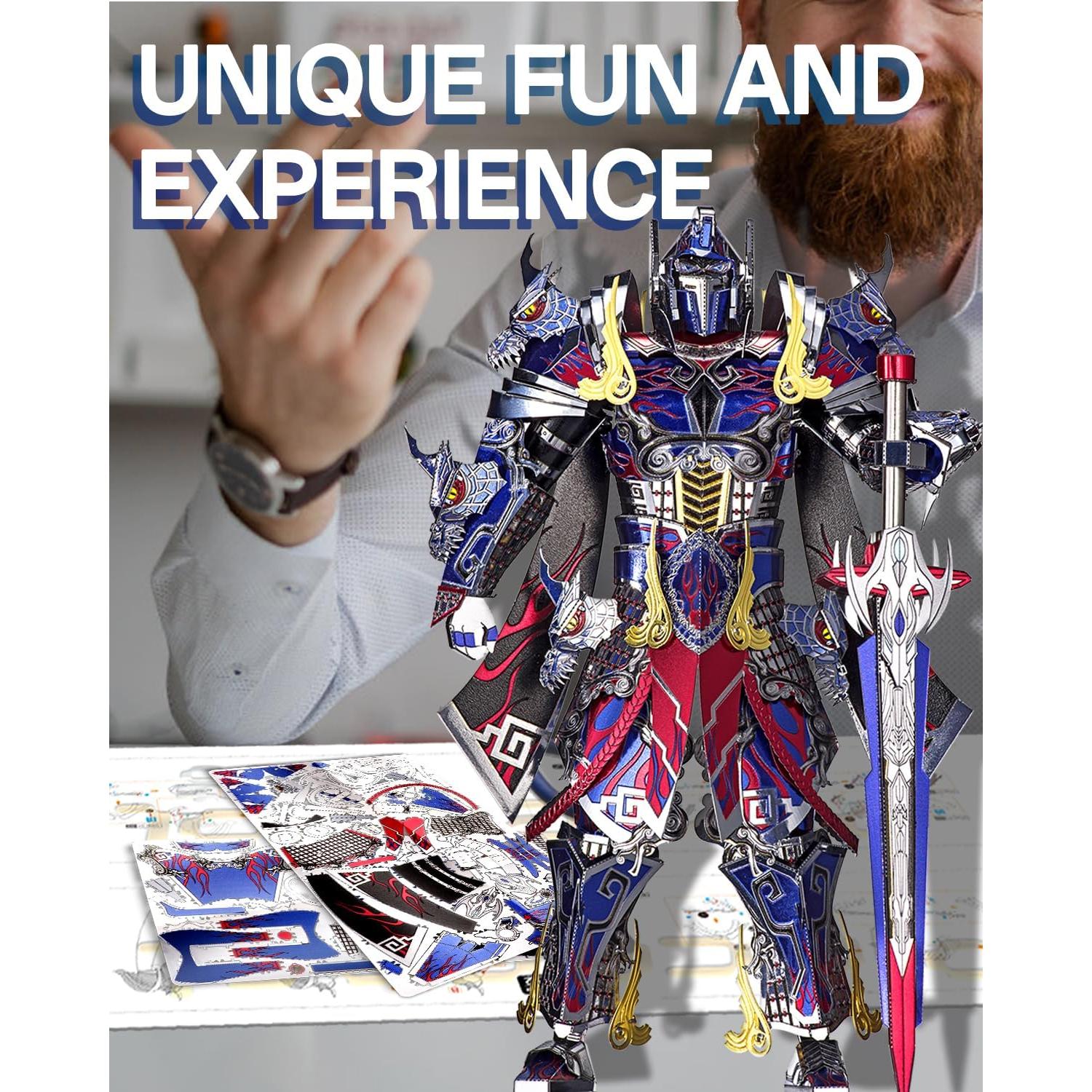 Puzzle 3D de Metal Piececool Titan - 157 Piezas, Negro