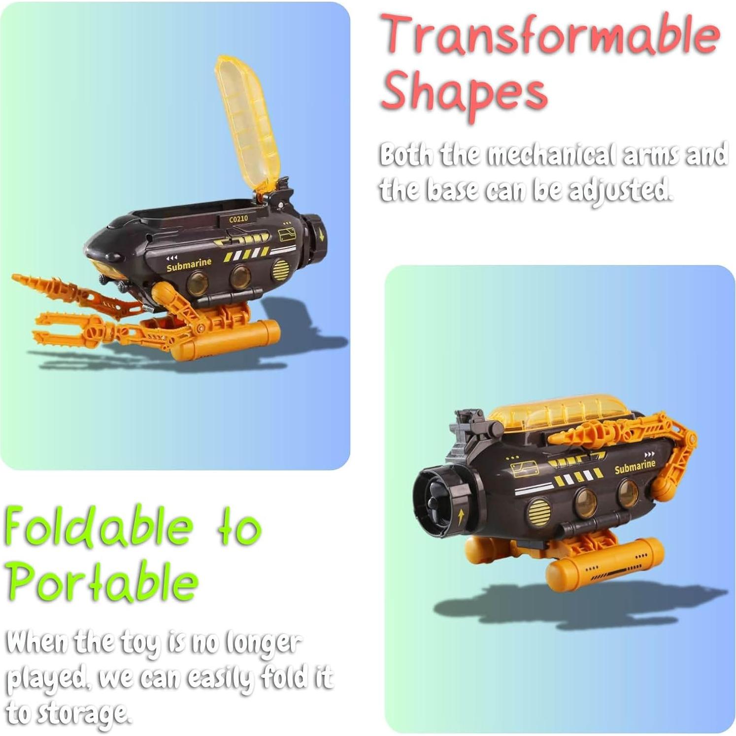 Juguete Submarino Rinnland con Brazos Robóticos Ajustables