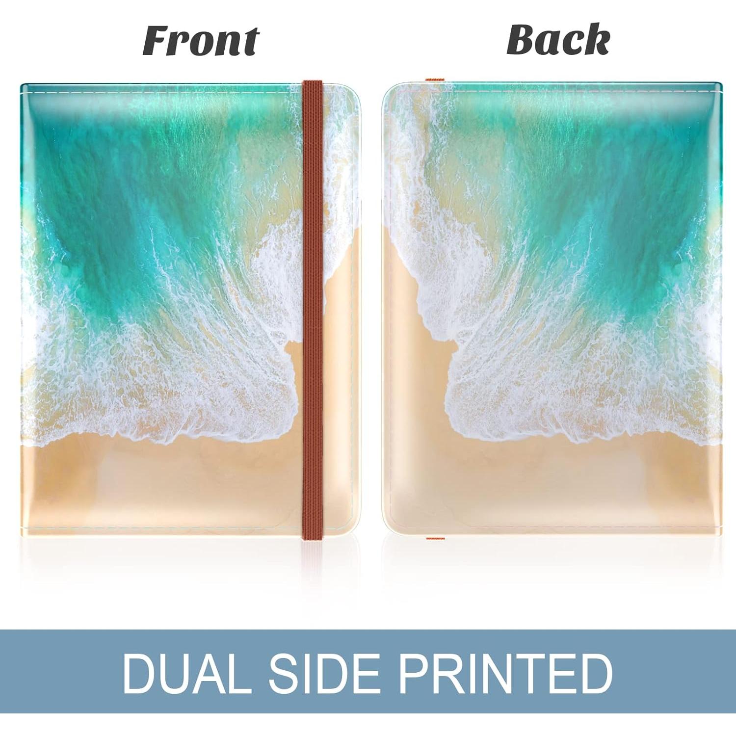 Portapasaportes Hsxnam Playa, Protección RFID, Compacto y Ligero