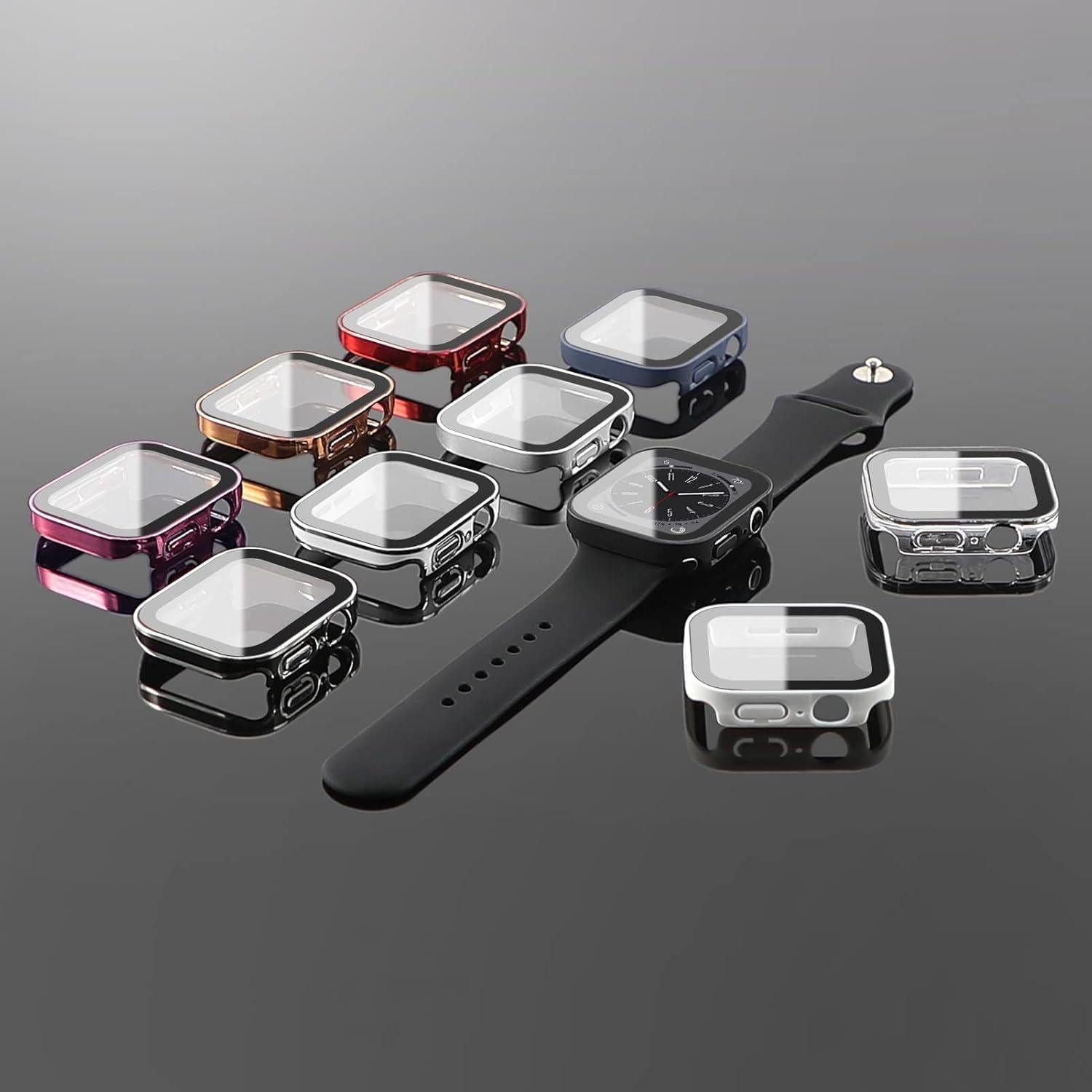 Protector de Pantalla EIHAIHIS para Apple Watch 41mm 45mm