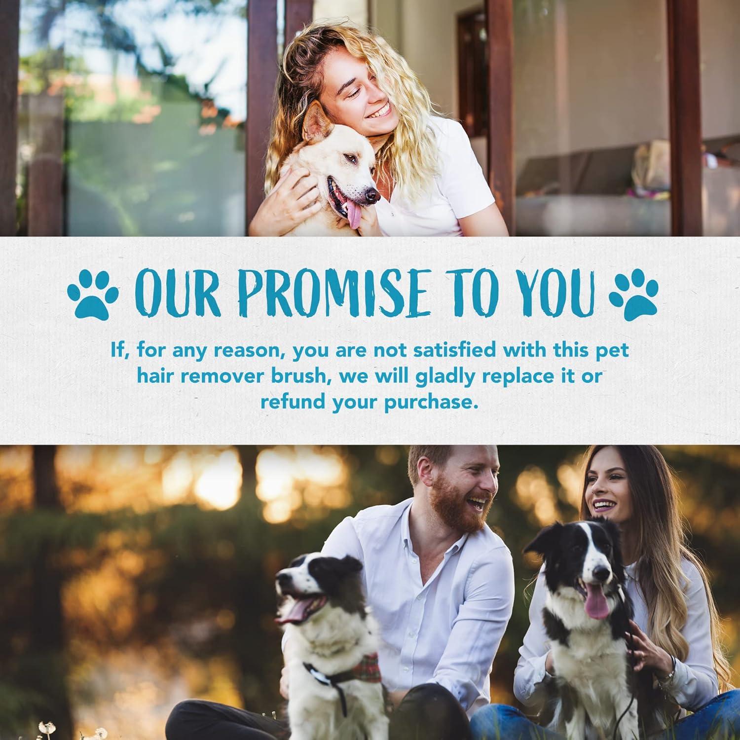 Cepillo Removedor de Pelo de Mascotas ALLISTAR Azul Cielo