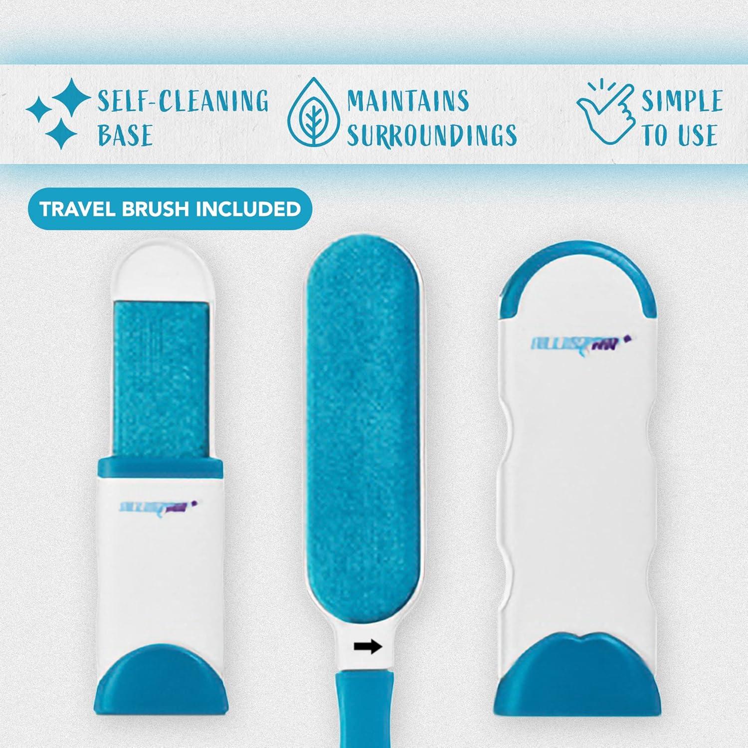 Cepillo Removedor de Pelo de Mascotas ALLISTAR Azul Cielo