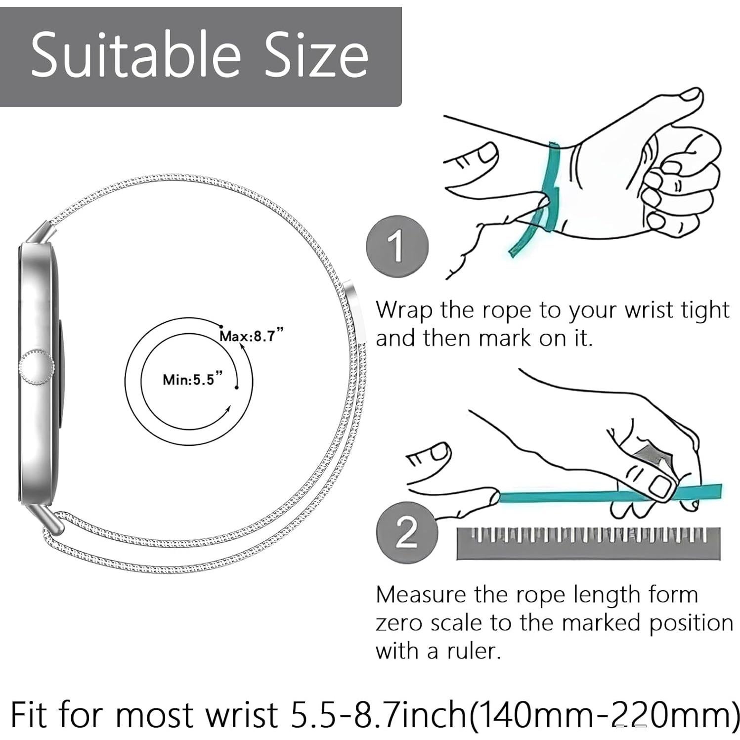 Correa Magnética Harikiri 22mm para Reloj Inteligente