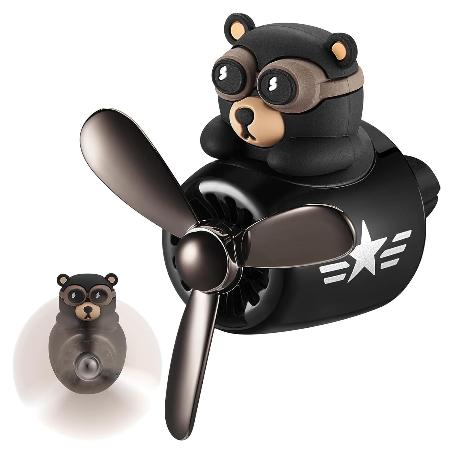 Ambientador de coche Tallew en forma de oso con hélice