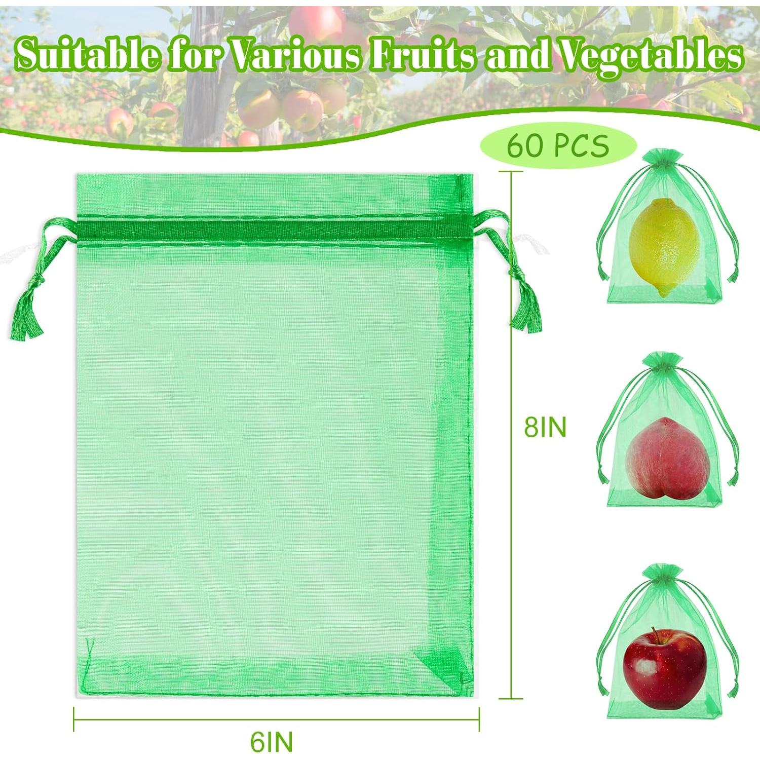 Bolsas de Protección para Frutas Morcheiong 60 Pcs 15x20 cm