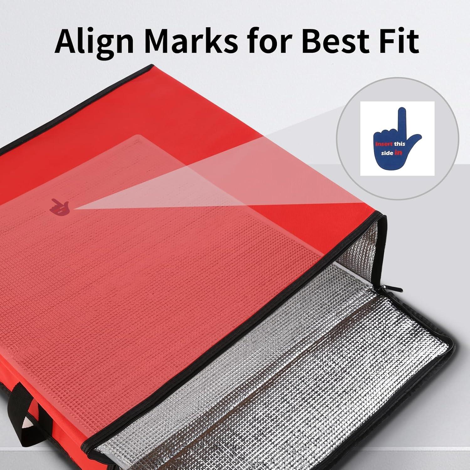 Fondo Duro Bodaon para Bolsa de Entrega de Pizza 20x20