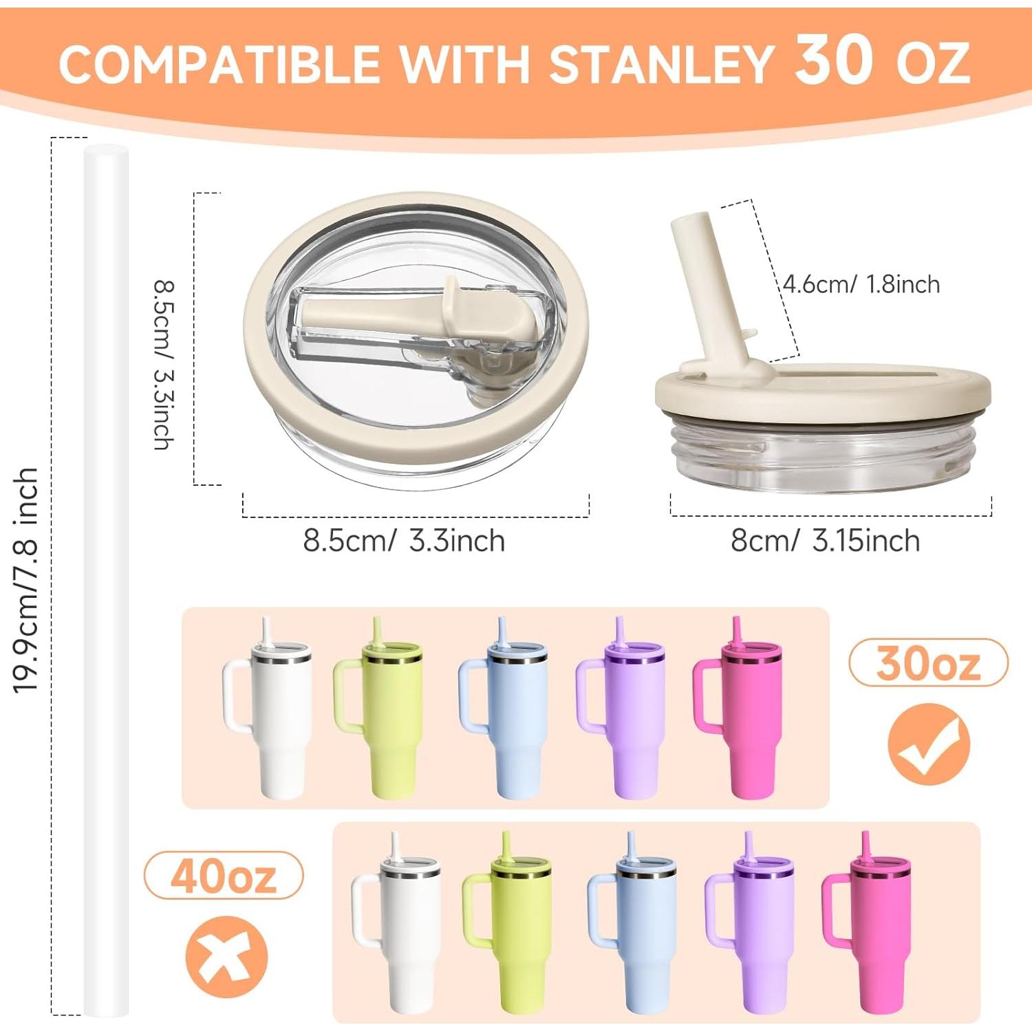 Tapa a Prueba de Fugas ANTAND para Vaso Stanley 30 oz con Popote
