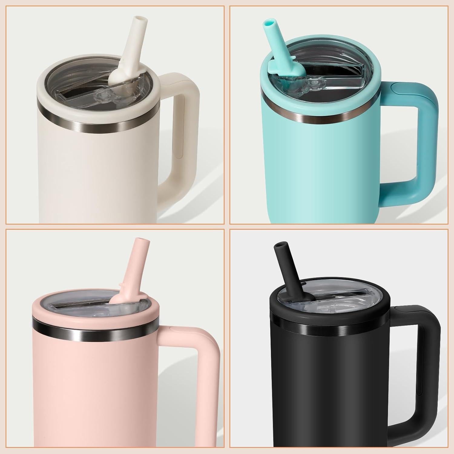 Tapa a Prueba de Fugas ANTAND para Vaso Stanley 30 oz con Popote