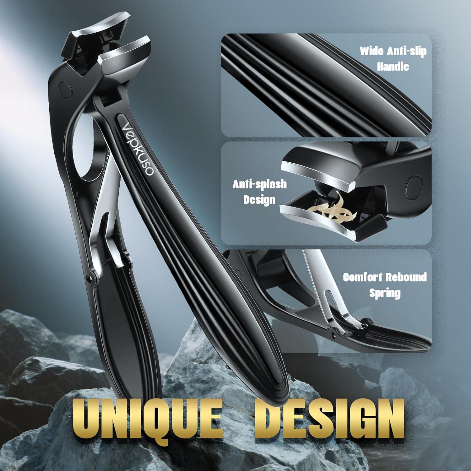 Cortauñas Profesional Vepkuso con Lima y Cabeza Angulada