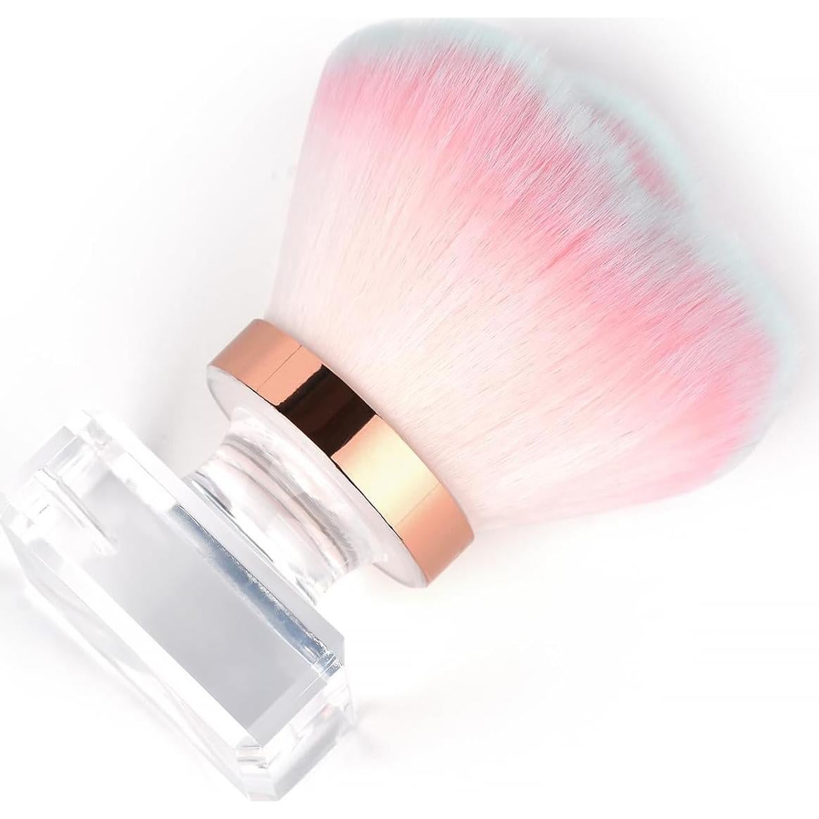 Cepillo de Polvo para Uñas KADS - Forma de Flor Rosa