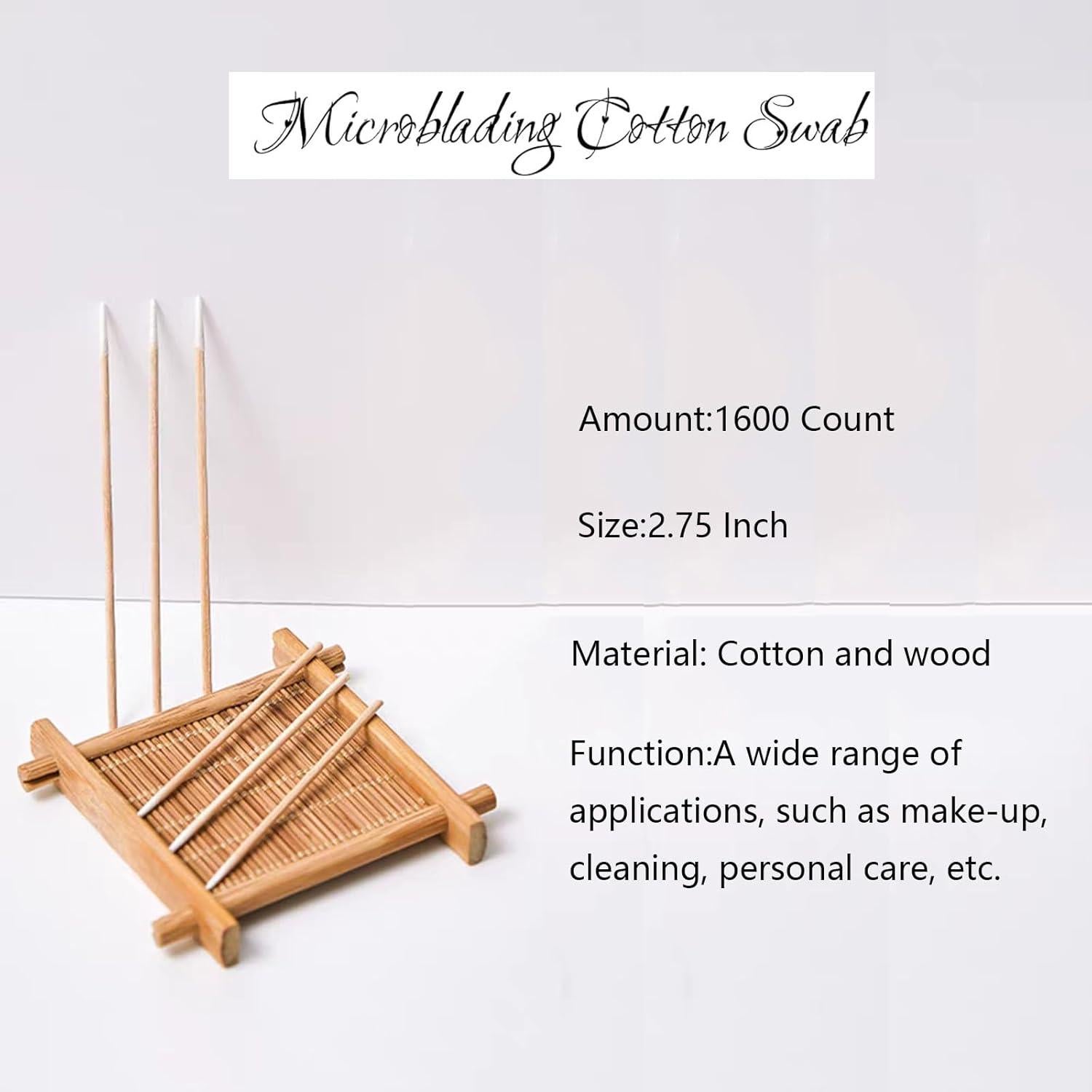 1600 Hisopos de Algodón Punta Fina 6.99 cm Quanzhou