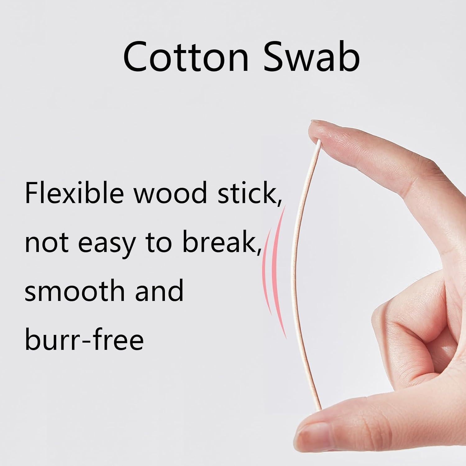 1600 Hisopos de Algodón Punta Fina 6.99 cm Quanzhou