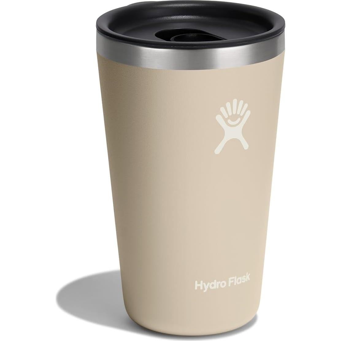Taza Aislada Hydro Flask 16 Oz Avena con Tapa Presionada