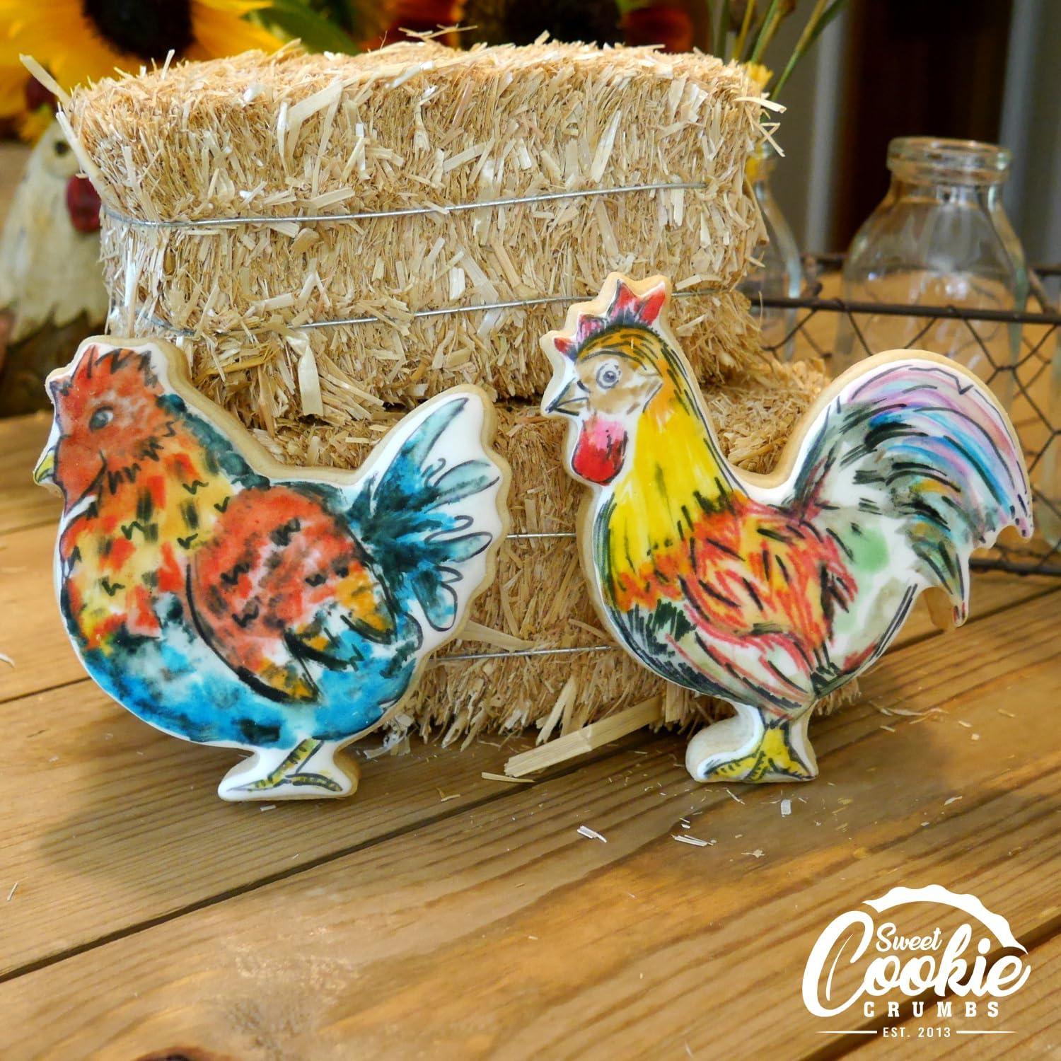 Juego de Cortadores de Galletas Pollo Sweet Cookie Crumbs 3 Pzas