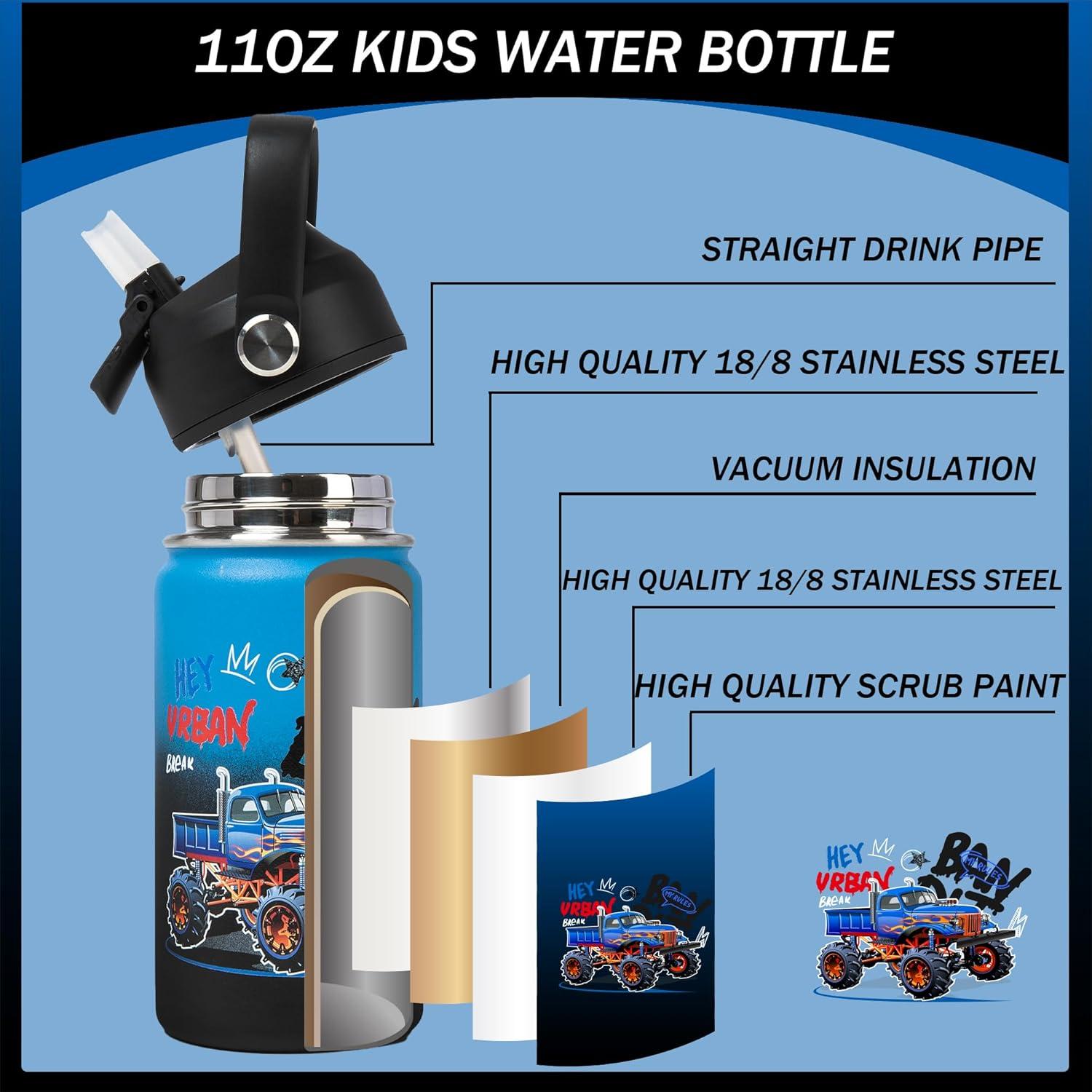 Set Caja Bento Niños Oruiji 5 Compartimentos + Botella 330ml