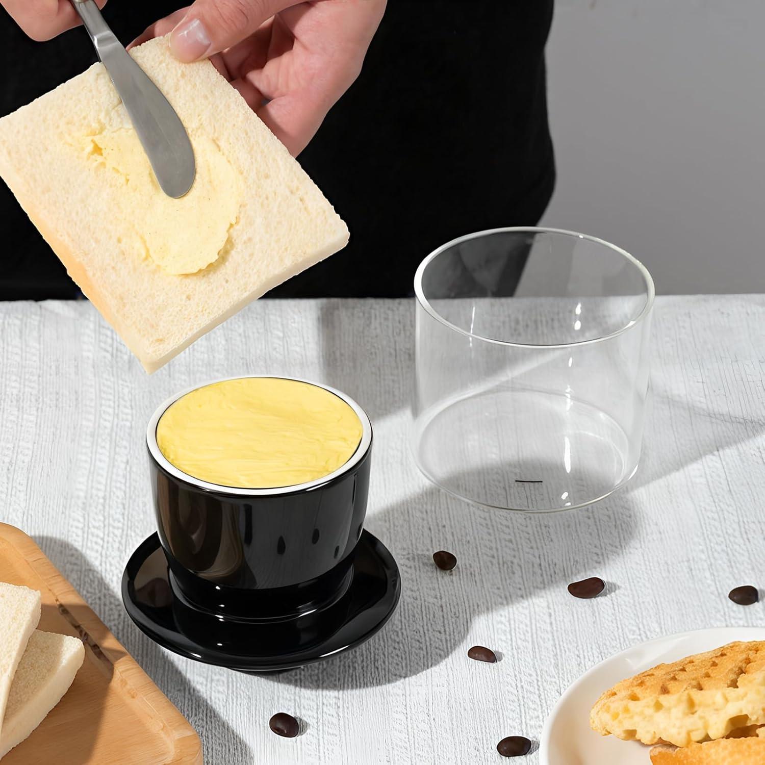 Crock de Mantequilla FrutPunch con Tapa de Cerámica 0.55 kg