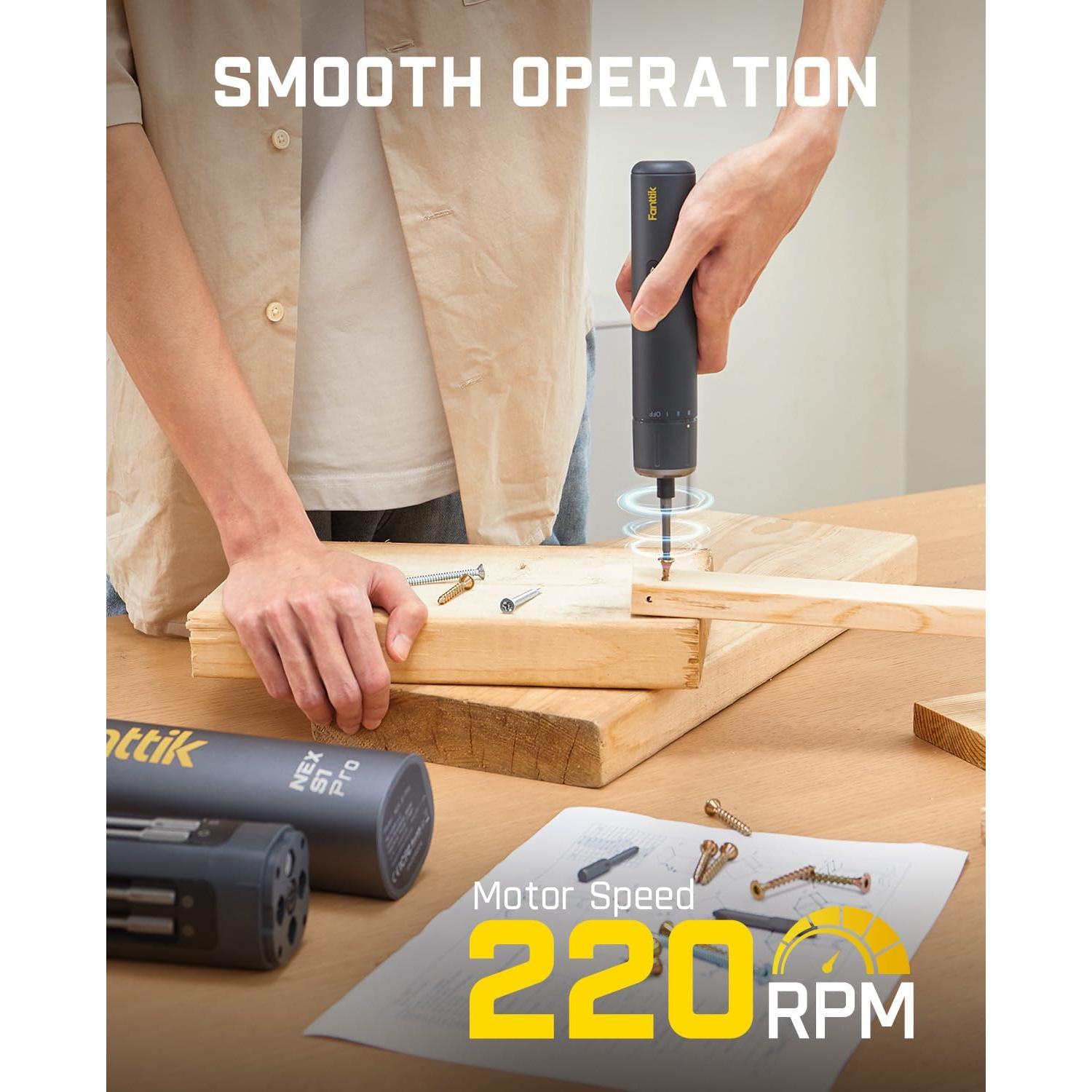 Destornillador Eléctrico Fanttik S1 Pro 2000mAh 16 Puntas