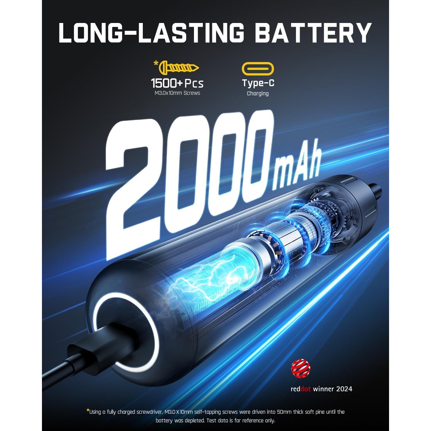 Destornillador Eléctrico Fanttik S1 Pro 2000mAh 16 Puntas