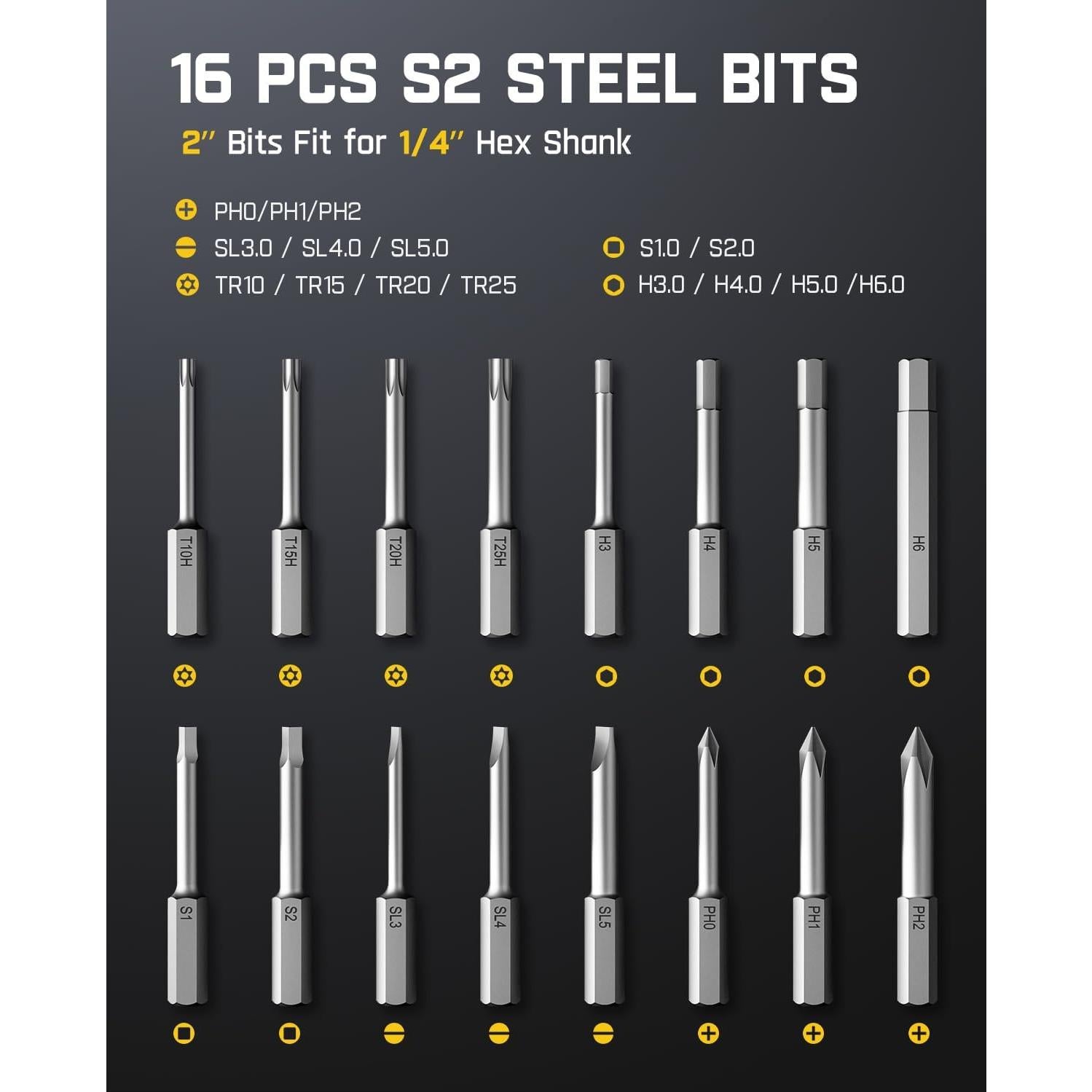 Destornillador Eléctrico Fanttik S1 Pro 2000mAh 16 Puntas