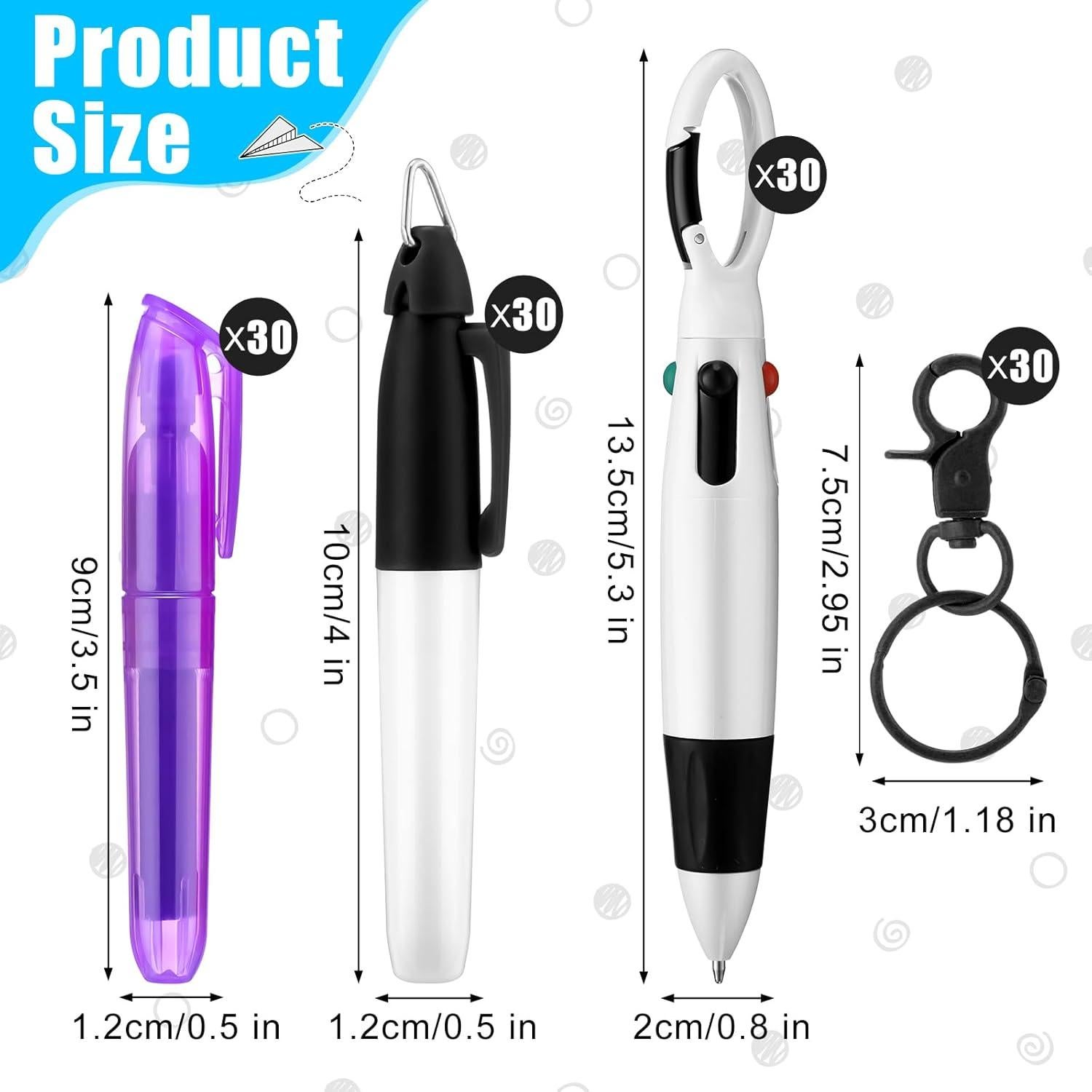 Conjunto de Bolígrafos para Enfermeras Fulmoon 120 Pcs Multicolor