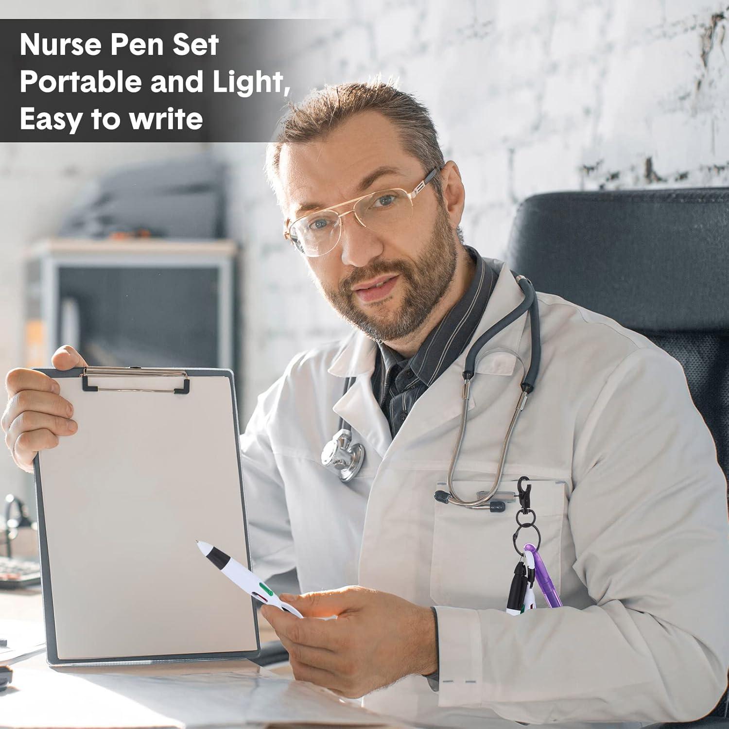 Conjunto de Bolígrafos para Enfermeras Fulmoon 120 Pcs Multicolor