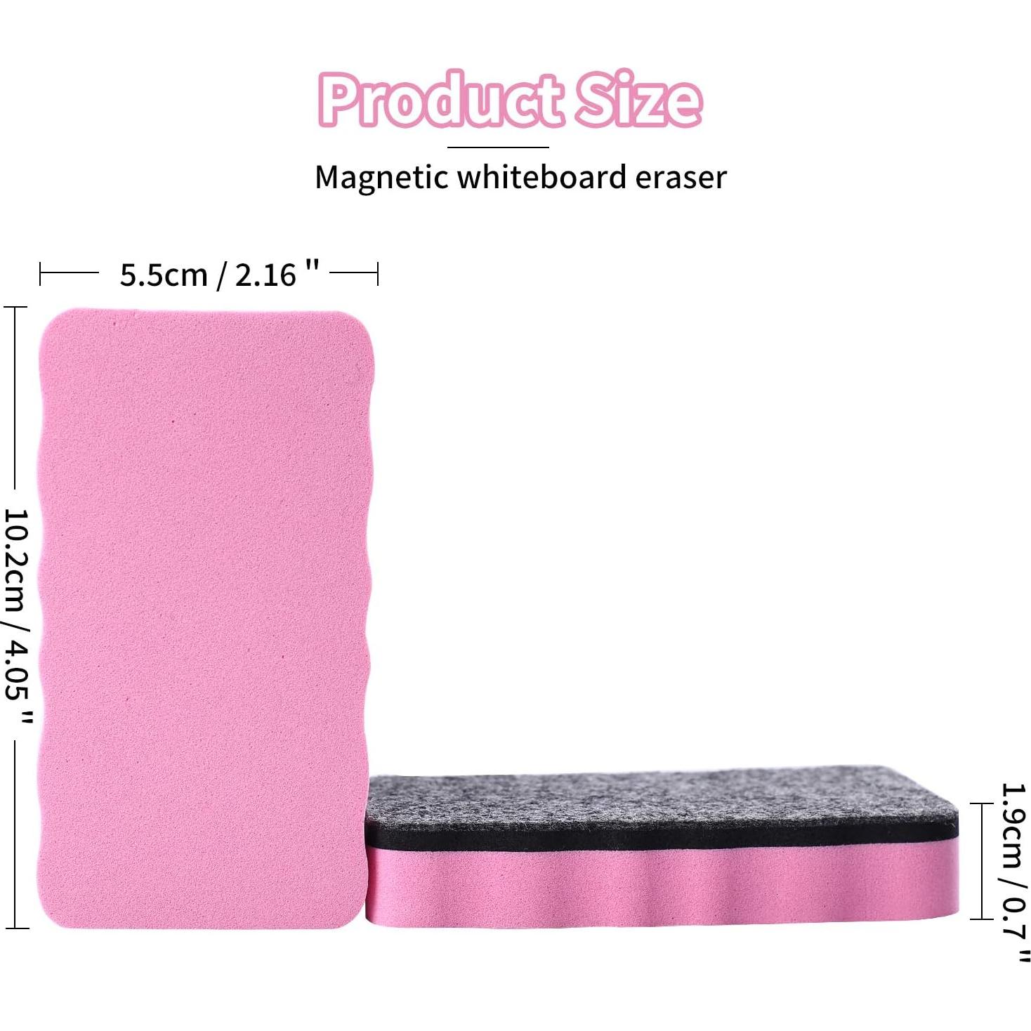 Borradores Magnéticos para Pizarra Blanca BINGBING - Paquete de 24