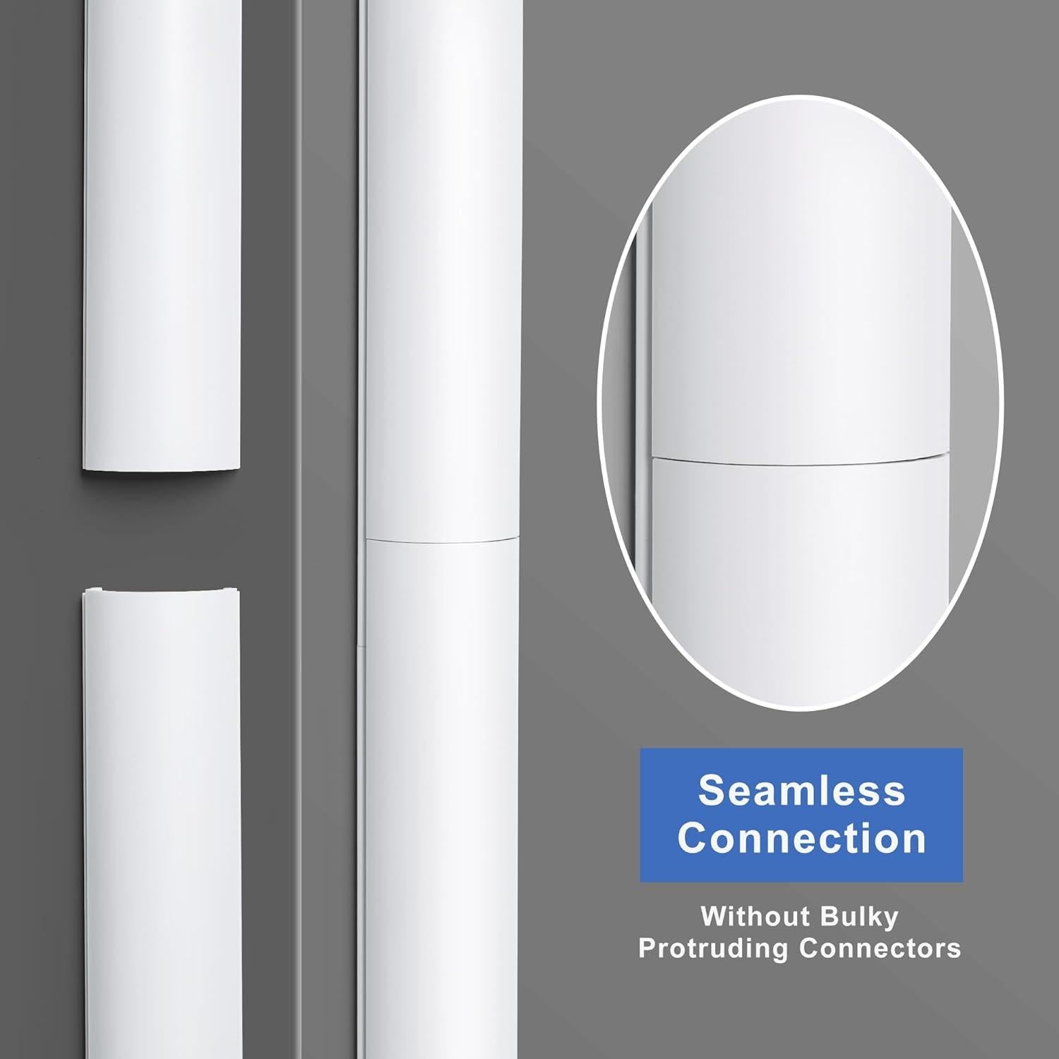 Ocultador de Cables ZhiYo 86cm Beige para 2-4 Cables