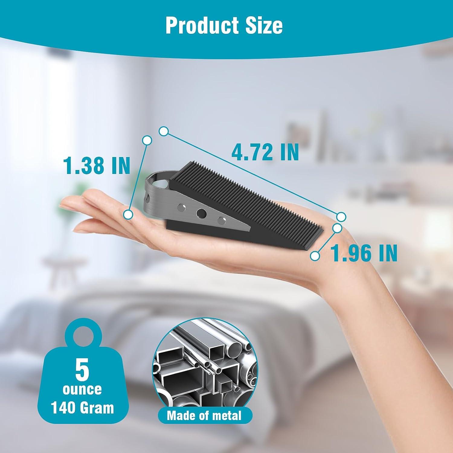 Tope de puerta antideslizante FLORA GUARD - Paquete de 2