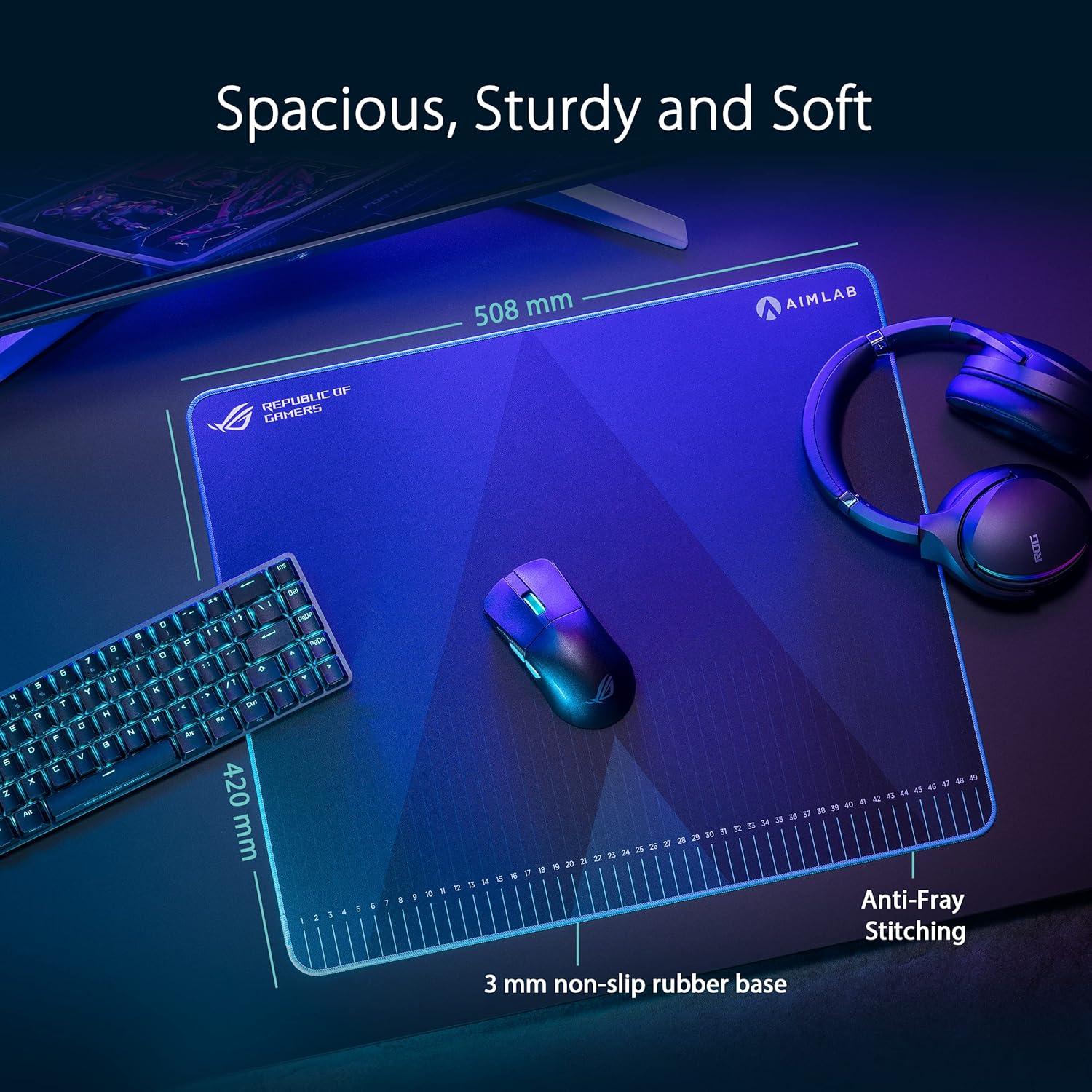 Alfombrilla de Ratón ASUS ROG Hone Ace Aim Lab 42x50.5cm