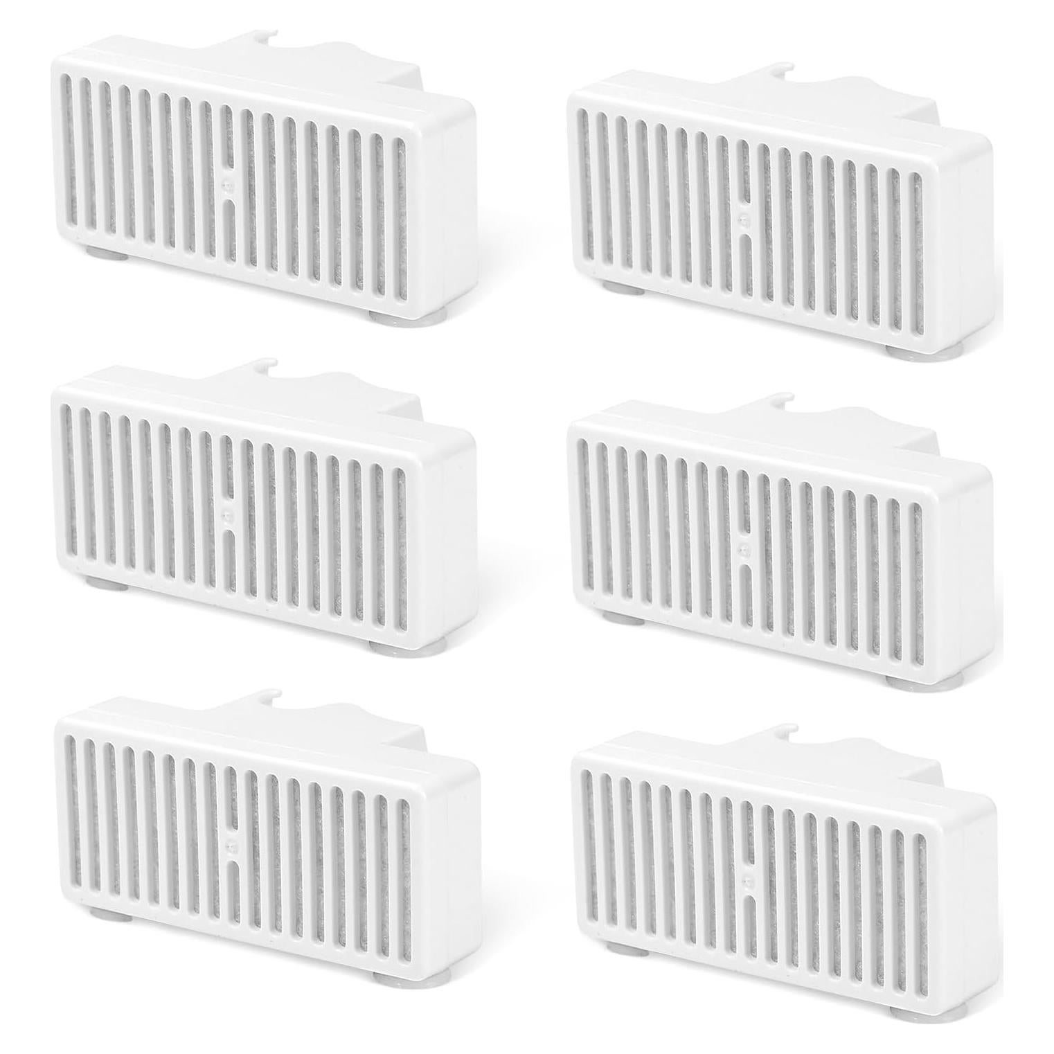 Filtro de Agua en Forma de T Tettie para Fuente de Gatos - 6 Piezas