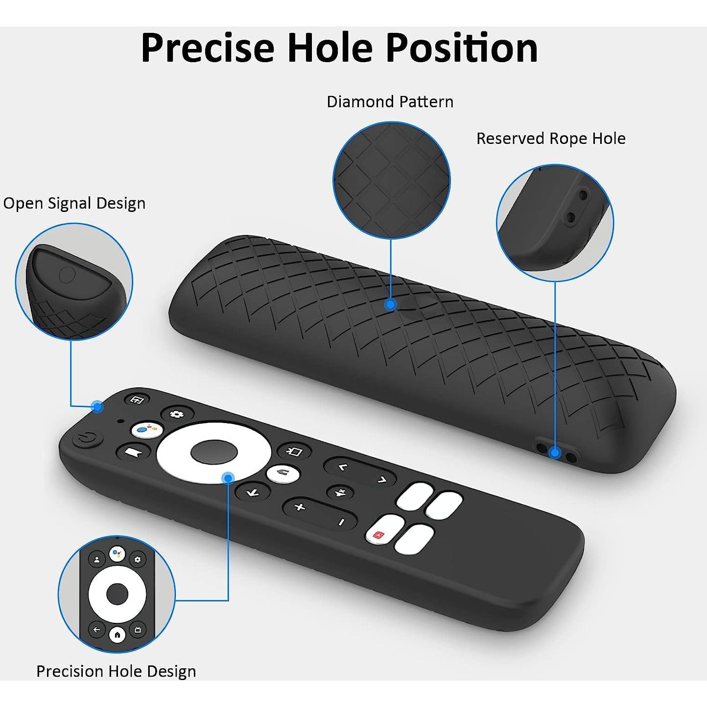 Funda de control remoto silicona Mecool KD3/Onn Android TV