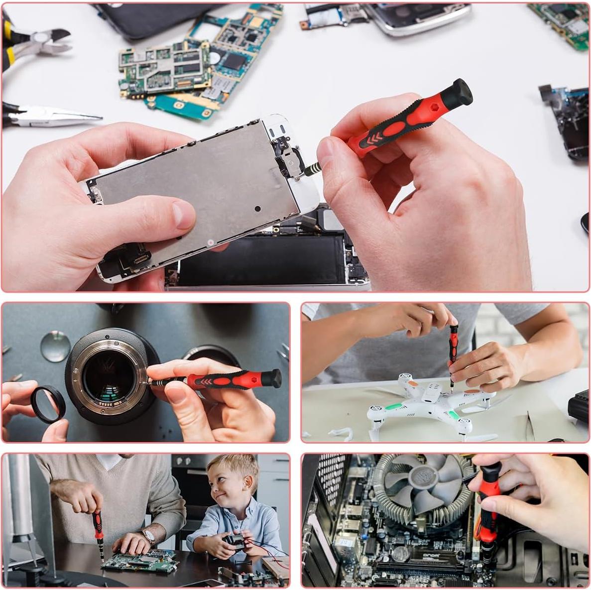 Juego de Destornilladores SHARDEN 122 en 1 Magnéticos