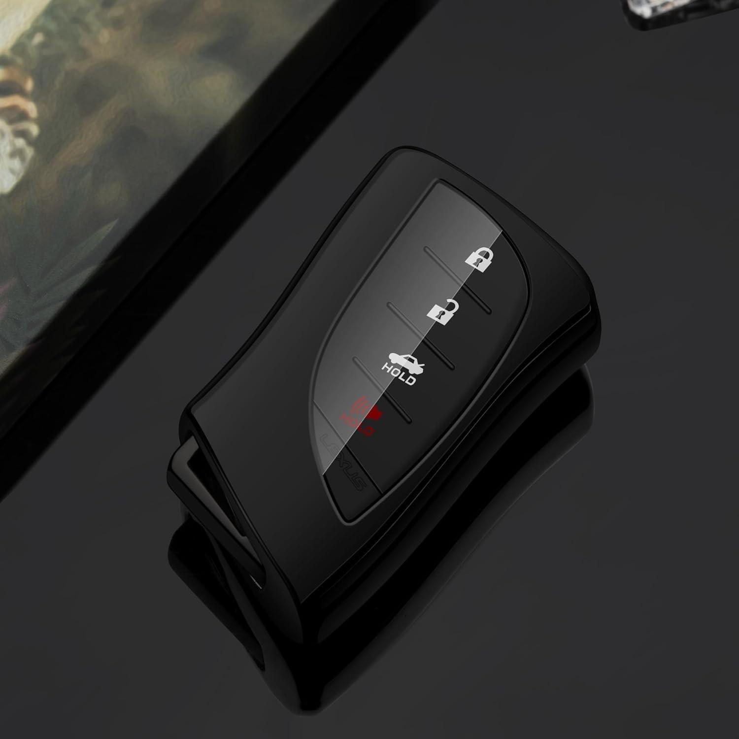 Funda de Llave Lexus 2023-2024 TPU Negro para Llave C