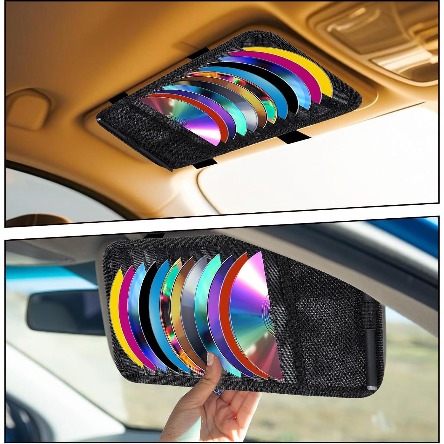 Soporte para CD de coche BOHUIZ - Organizador de visera negro